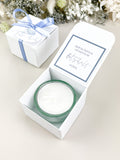 10x Gastgeschenk Teelicht Taube blau