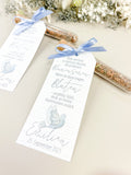 Gastgeschenk Taube blau