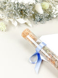 Gastgeschenk Taube blau