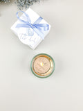 10x Gastgeschenk Teelicht Taube blau