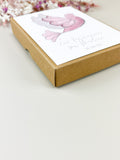 Geldgeschenk Taube rosa