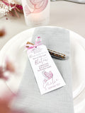Gastgeschenk Taube rosa