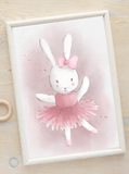 Poster Hase Ballerina