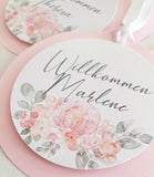 Tischkarte Anhänger Floral