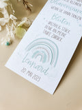 Gastgeschenk Regenbogen mint