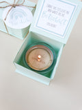 10x Gastgeschenk Regenbogen mint
