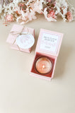 10x Gastgeschenk Regenbogen rosa