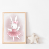Poster Hase Ballerina