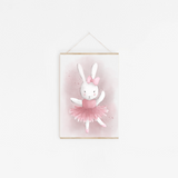Poster Hase Ballerina
