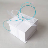 10x Gastgeschenk türkis