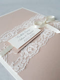 Kirchenheft Nude Lace creme
