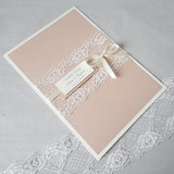 Kirchenheft Nude Lace creme