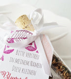 Gastgeschenk Blätterkranz beere