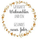 Teelicht Weihnachten beige